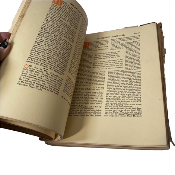 Lot of 2 Antique Elbert Hubbard Notebooks Scrabook and Notebook - Picture 5 of 12